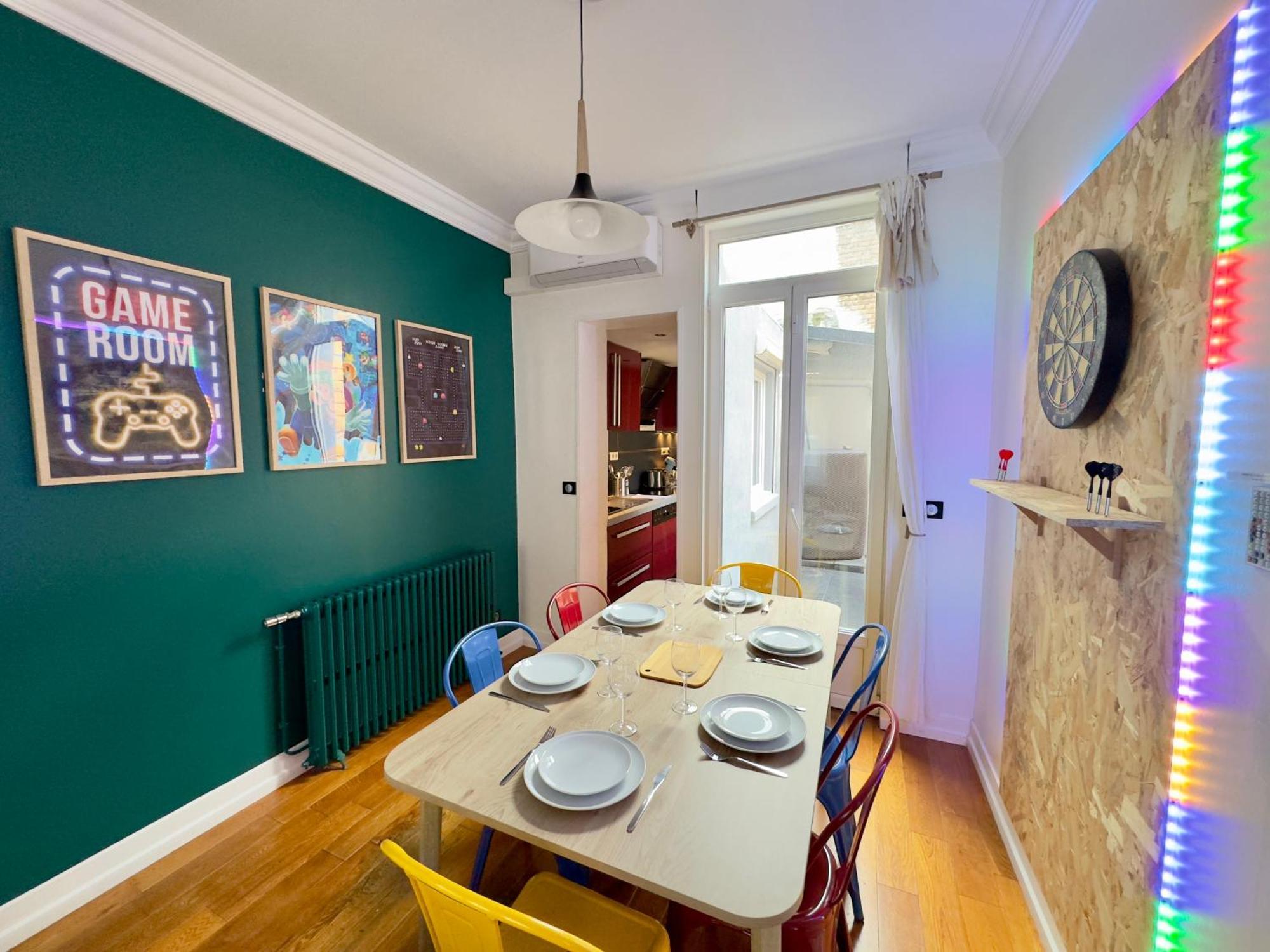 Maison 3Ch - Cinema - Game Room - Parking - Gare Amiens Dış mekan fotoğraf